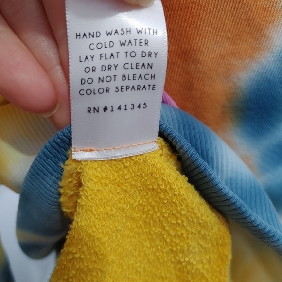 DAYDREAMER Double Trouble Tie Dye Hoodie XS - Picture 8 of 11